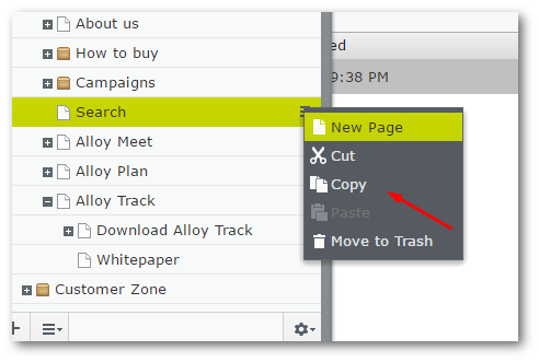 How To Copy/Clone a Page in the Episerver Editor 1