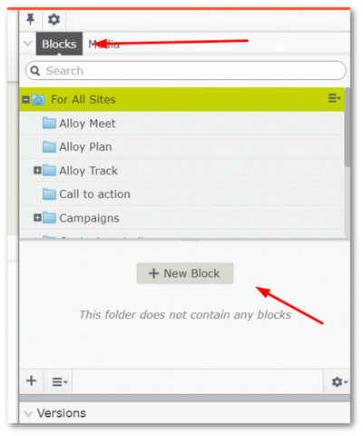 How To Add A Block Onto a Page In The Episerver Editor 6