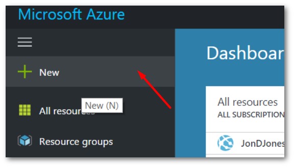 How To Setup Umbraco With Azure - Part One - Configuring Azure 1