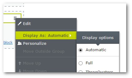 How To Set A Default Display Option View For An Episerver 10 Block