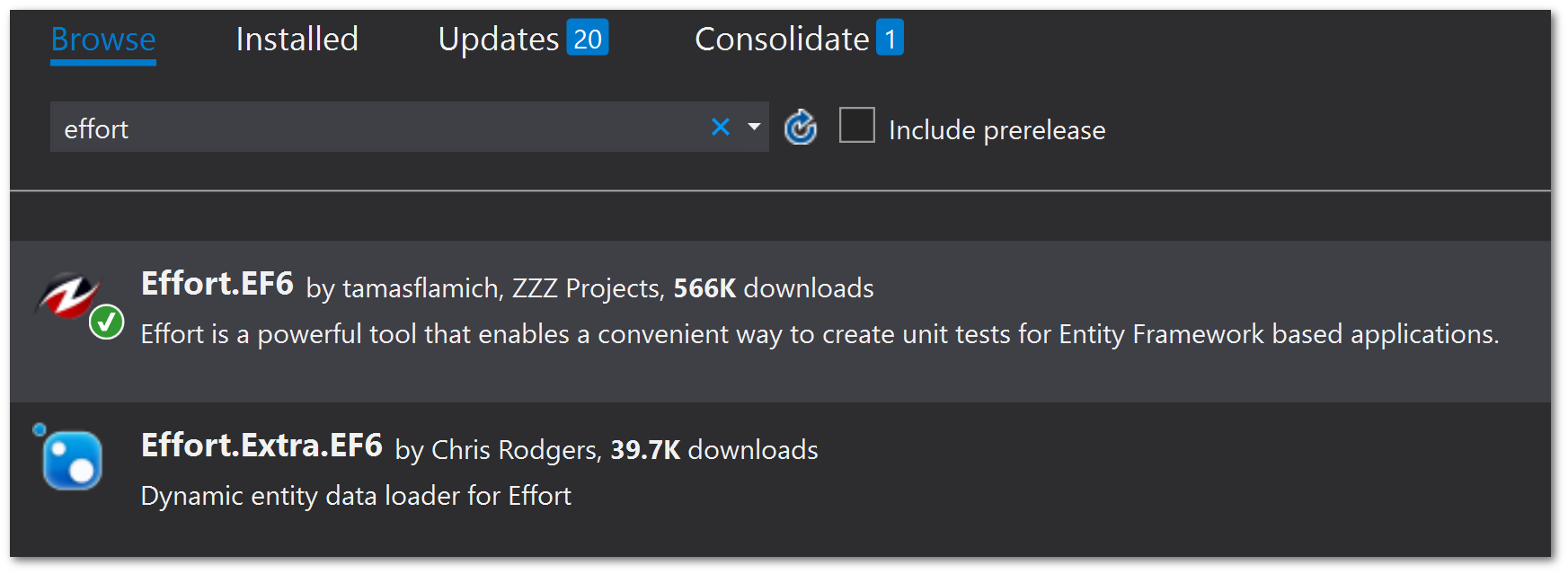 install EFFORT 1