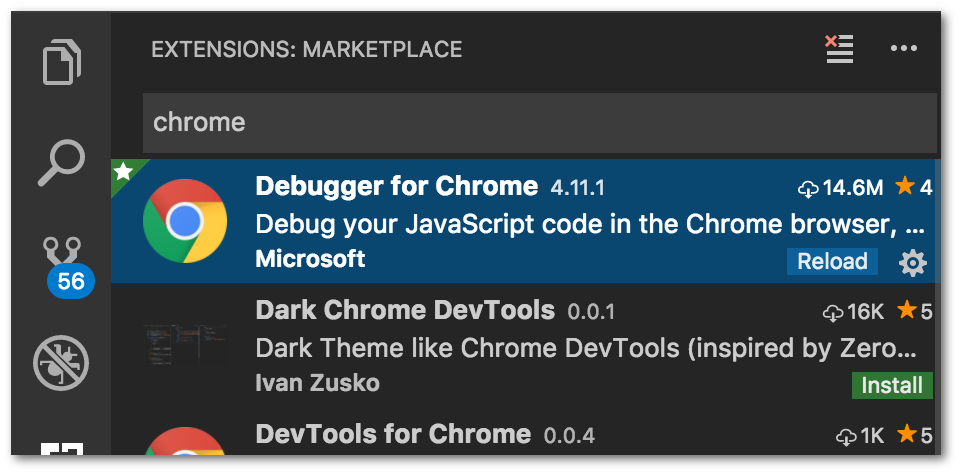 VS-Code Debugger For Chrome