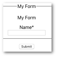 React JSON schema form