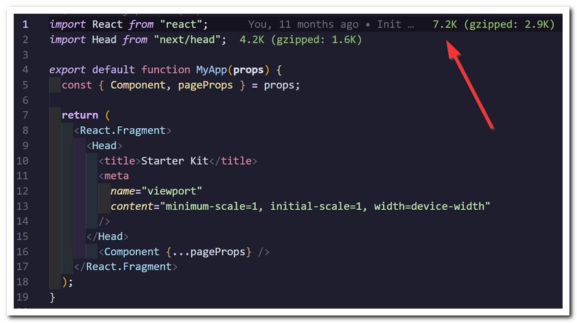 Import Cost VsCode Extension