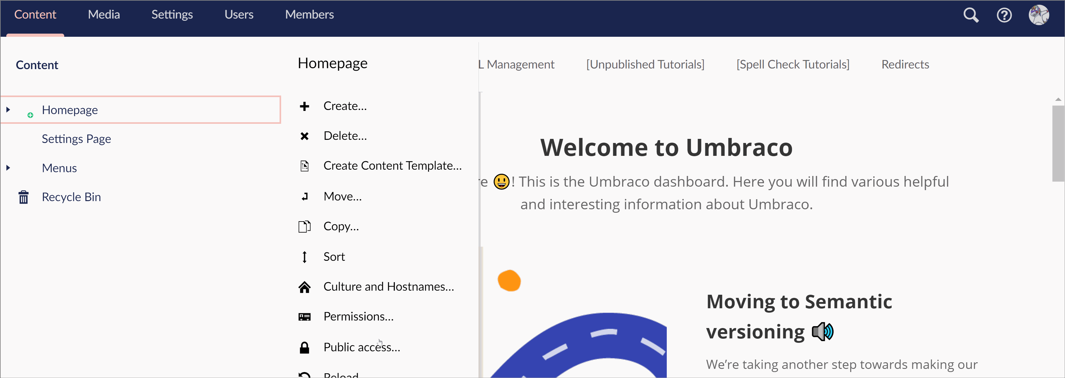 Umbraco Restricting Pages