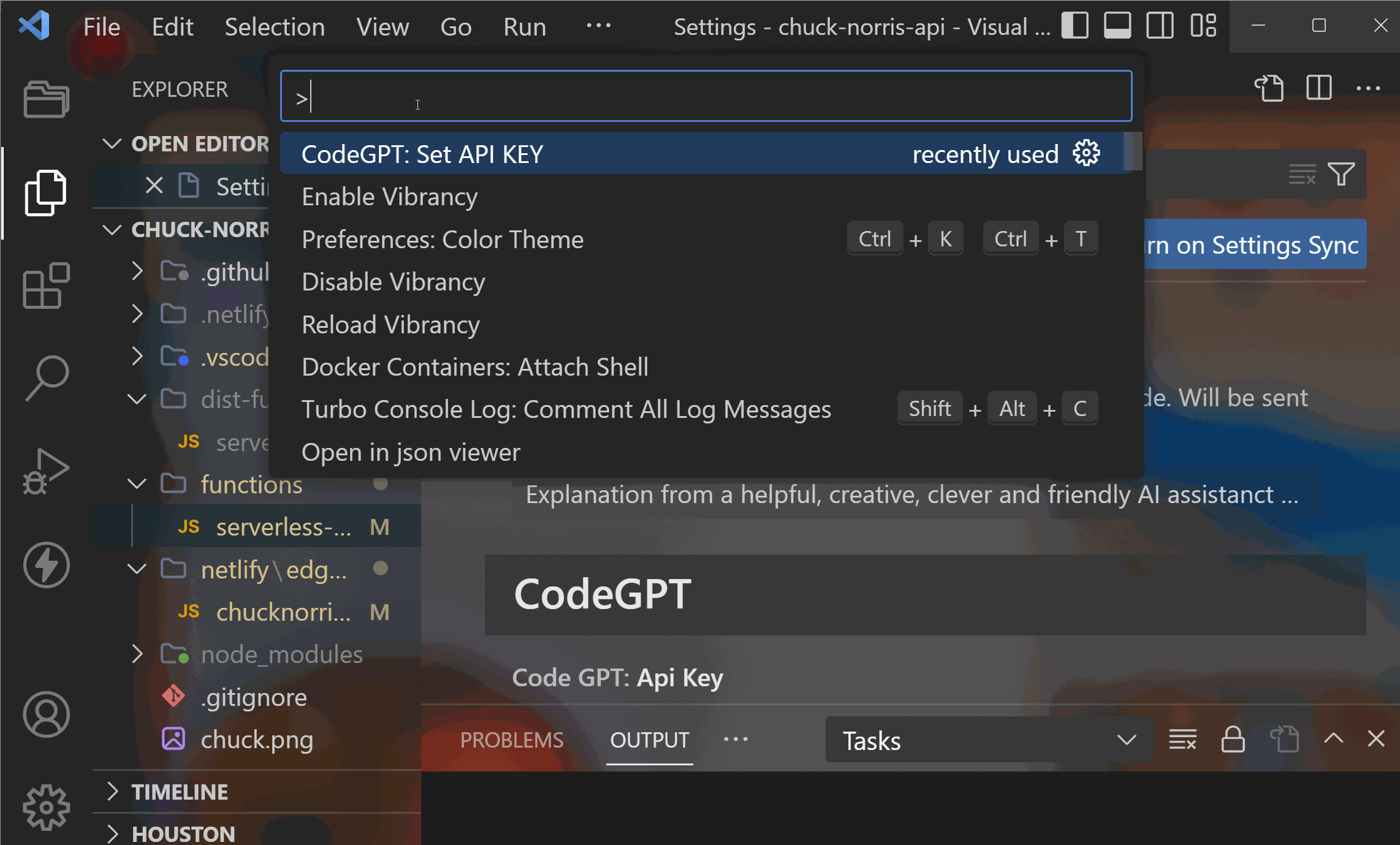 Configuring Code GPT 