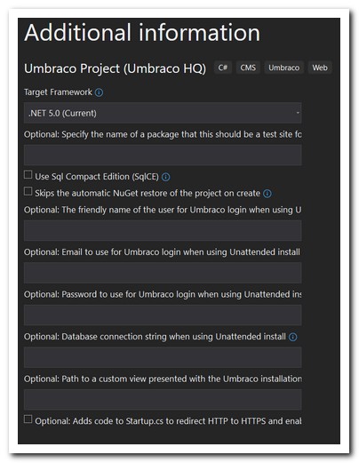 Install Umbraco V9 In Visual Studio (And debug some issues) 2
